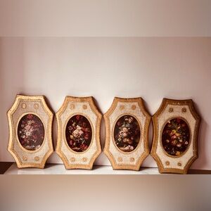 Florentine wood art plague. Italian wall art